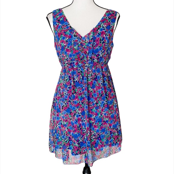 Biography Floral Mini Dress - Picture 1 of 7